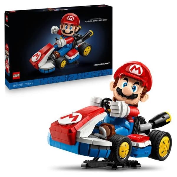 LEGO Mario Kart 72037 Mario Och Standardkartar - Byggsats För Vuxna – Figurin