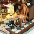 Miniatyrbild 3 av 3: Mini Cafeteria DIY att Bygga med LED-ljus och Mångfärgade Tillbehör