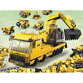 Miniatyrbild 3 av 3: Byggspel 6 i 1 Temat Byggarbetsplats 1000 Dela Monterbar Svart / Gul