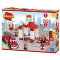 Miniatyrbild 3 av 3: Byggspel - ECOIFFIER - ABRICK Brandsoldater - Baracker med 2 brandmän och 2 fordon