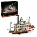 Miniatyrbild 1 av 6: LEGO Ideas 21356 Ångbåt på Mississippifloden - Byggset för vuxna