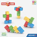 Miniatyrbillede 4 af 6: Magnetiskt byggset - GEOMAG - Magicube återvunnet kreativt set - 8 delar - Återvunnen plast - Från 1 år