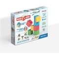Miniatyrbillede 1 af 6: Magnetiskt byggset - GEOMAG - Magicube återvunnet kreativt set - 8 delar - Återvunnen plast - Från 1 år