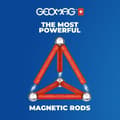 Pikkukuva 3 / 6: Magnetiskt byggset - GEOMAG - Klassisk återvunnen magnetisk geometri 24 delar - Geometri - 3D - Pedagogisk