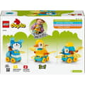 Miniatyrbillede 6 af 6: LEGO DUPLO Min Stad 10448 3-i-1 Djur på Hjul - Byggset för 2-åringar - Hund