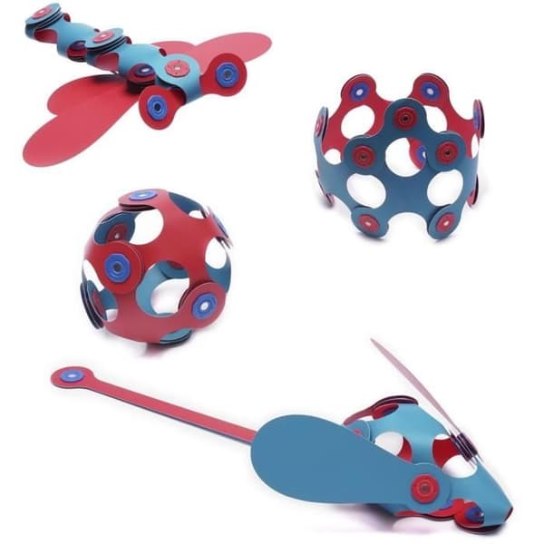 Magnetiskt byggset - GIPSY TOYS - Itsy CLIXO - 18 delar - Flerfärgad - Från 4 år