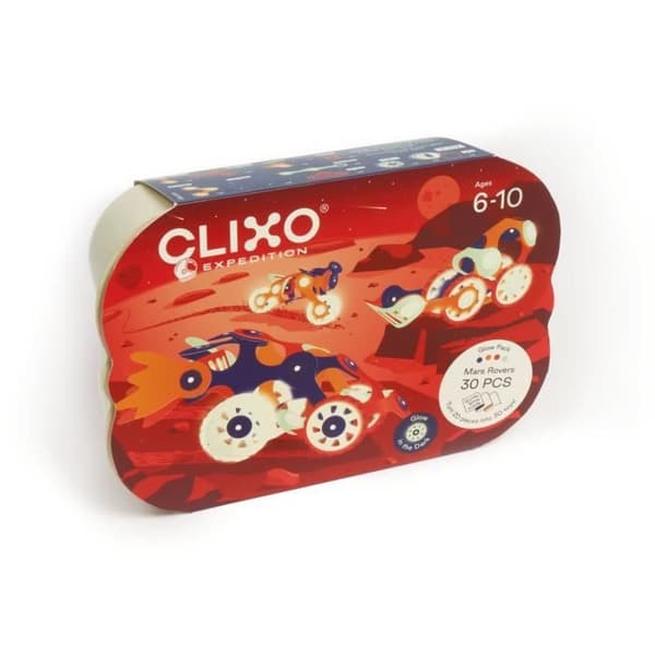 Magnetiskt byggset - GIPSY TOYS - MARS ROVERS - 30 delar - Lyser i mörkret - Från 6 år