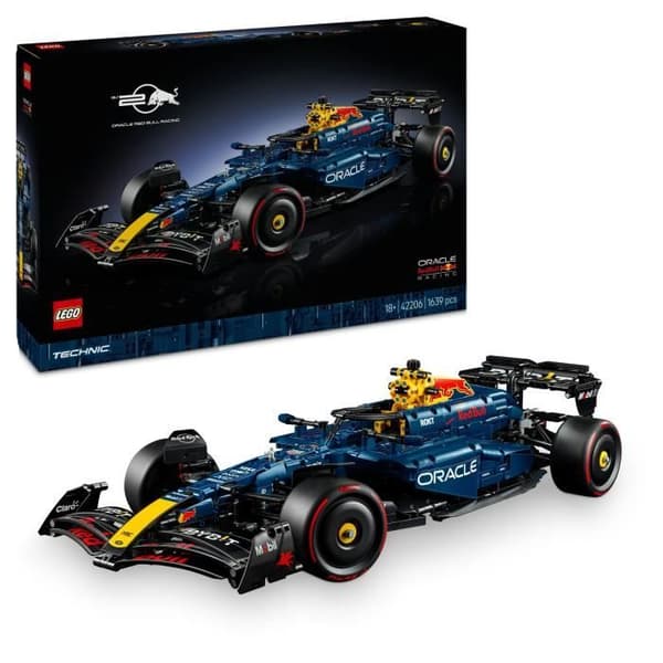 LEGO Technic F1 Oracle Red Bull Racing RB20 - Samlarsats för vuxna - Inkluderar en V6-motor och en växellåda