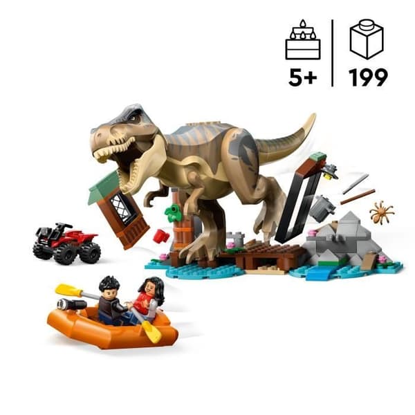 Jurassic World Le T. rex och rymmen på floden