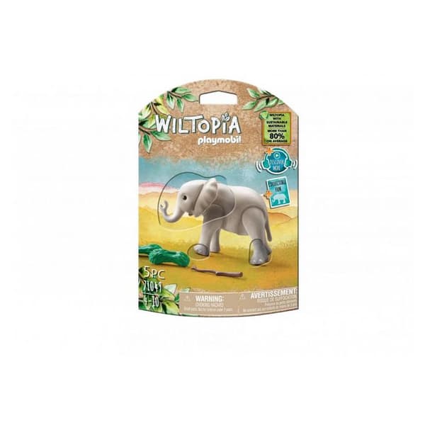 Byggspel - PLAYMOBIL - Wiltopia Elephant - Grå - Barn - Från 4 år