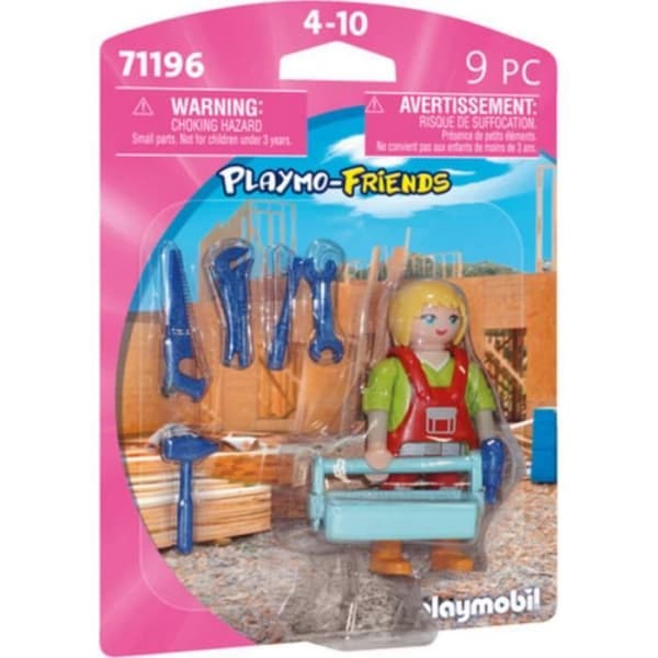 Byggspel - PLAYMOBIL - Playmo-Friends Handyman 71196 - Vit - Blandat - Barn