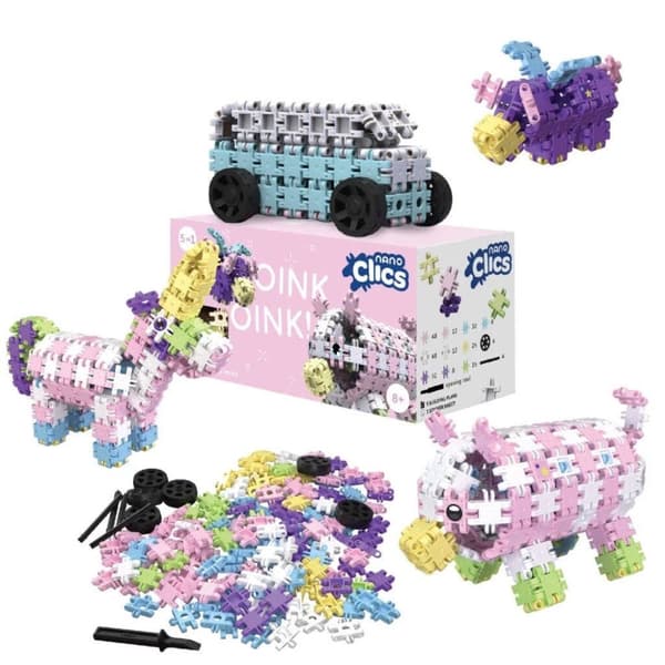 Byggeklodser Nano Clics - Fantasy Builders - 250 elementer (NC005)
