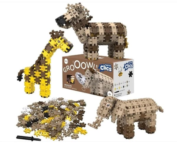 Byggklossar Nano Clics - Wildlife Builders - 250 element (NC006)