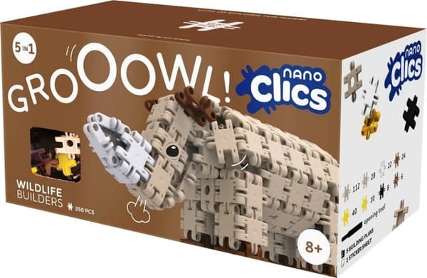 Byggklossar Nano Clics - Wildlife Builders - 250 element (NC006)