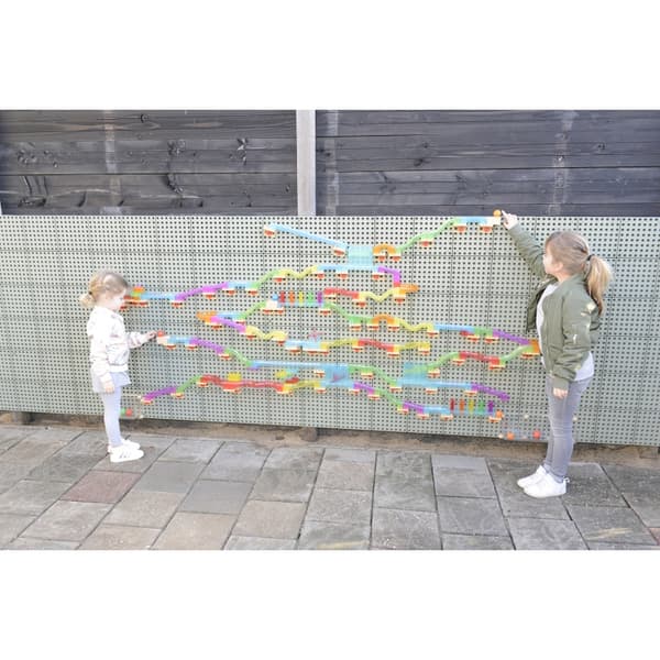 MASTERKIDZ sæt kuglebane til STEM Board, 63 dele