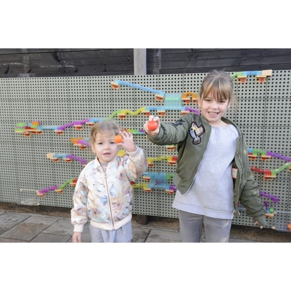 MASTERKIDZ sæt kuglebane til STEM Board, 63 dele