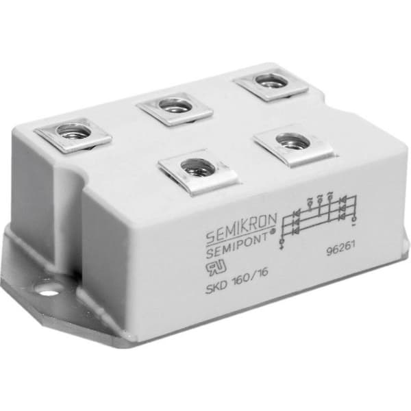 Semikron SKD160/16 Brygglikriktare G37 1600 V 205 A Trefas