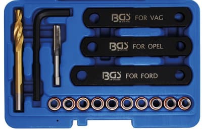 Reparationssats för Bromsgänga | M9 x 1,25 | 16 delar