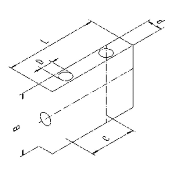 QuickCool Termisk kopplingselement (L x B x H) 60 x 12 x 40 mm Håldistans: 26 mm QG-IF-A8-1X2