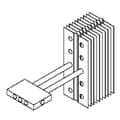 Miniatyrbild 4 av 4: QuickCool Termisk kopplingselement (L x B x H) 60 x 10 x 40 mm Håldistans: 20 mm QG-IF-A3-1X3