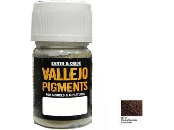 Vallejo 73.110, Brun, 35 ml, 1 styck, Burnt Umber