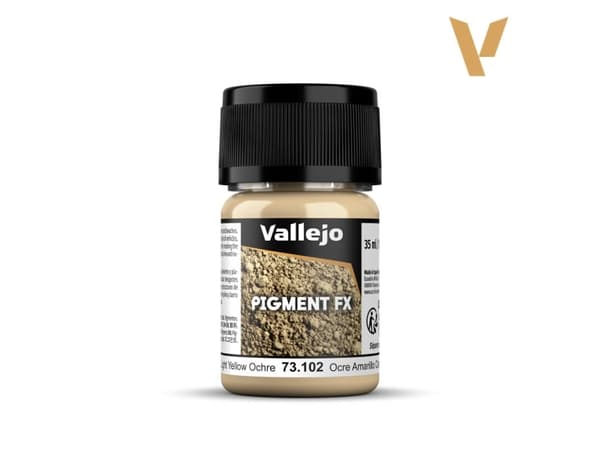 Vallejo 73.102, Ockra, Gul, 35 ml, 1 styck, Light Yellow Ochre