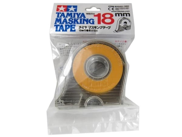 Tamiya 87032, Maalarinteippi, keltainen, Universal, 18 m, 18 mm, 18 mm