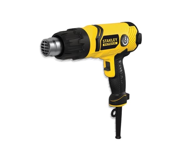 Stanley FME670K, Varmluftspistol, Pistolhåndtak, Overoppheting, Sort, Gult, 550 l/min, 600 °C