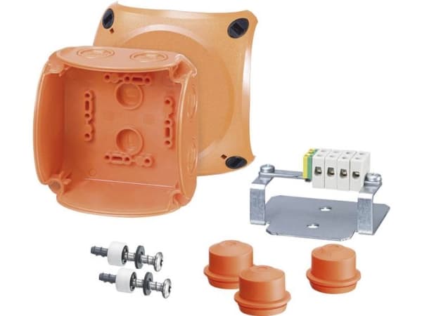 Hensel FK 0402, Polykarbonat (PC), Oransje, IP65, 104 mm, 70 mm, 104 mm