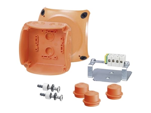 Hensel FK 0402, Polykarbonat (PC), Oransje, IP65, 104 mm, 70 mm, 104 mm