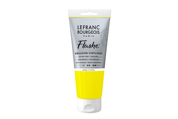Flashe acrylic 80ml lemon yellow