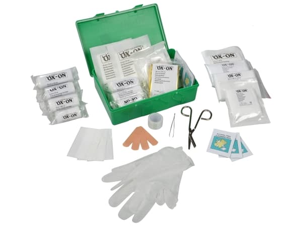 OX-ON Førstehjælpskasse - Assorteret indhold.