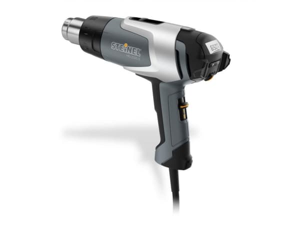 STEINEL HG 2320 E, Varmluftspistol, LCD, Ring, Sort, Grå, Sølv, 500 l/min, 650 °C
