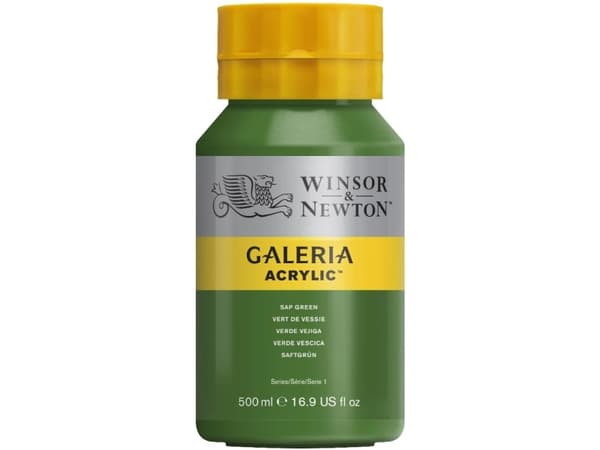 Winsor & Newton Galeria Acrylic, 500 ml, Grønn, Krukke