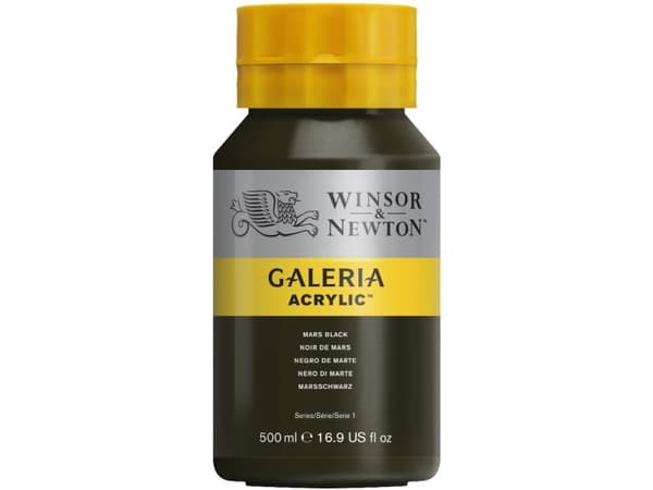 Galeria Acrylic 500Ml Mars Black 386