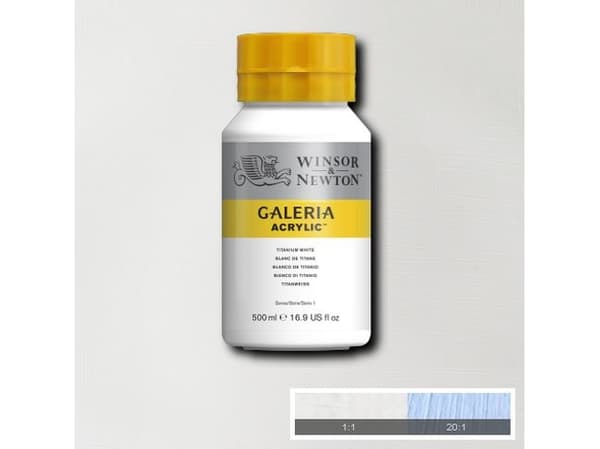 Winsor & Newton Galeria, 500 ml, Valkoinen, Purkki