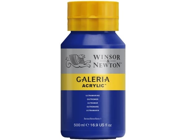 Winsor & Newton Galeria Acrylic, 500 ml, Blå, Burk
