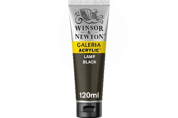 Winsor &amp; Newton Galeria, 120 ml, Sort, Rør