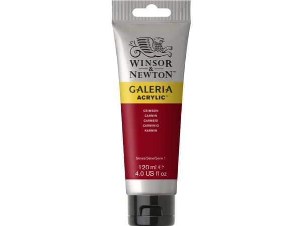 Winsor & Newton Galeria, 120 ml, Rød, Rør