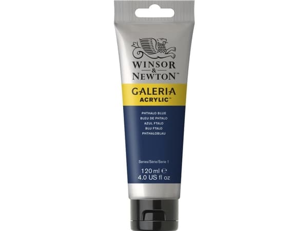 Winsor & Newton Galeria Acrylic, 120 ml, Blå, Rør