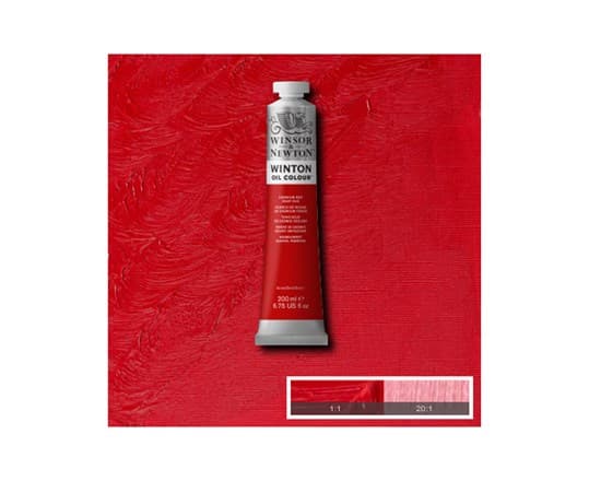 WINTON OIL COL 200 ml Cad red deep hue (06) 098