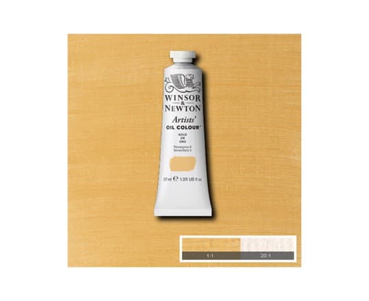 Artists oil colour 37ml gold 283