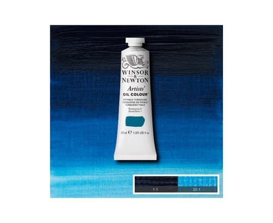 Artists oil colour 37ml phthalo turquoise 526
