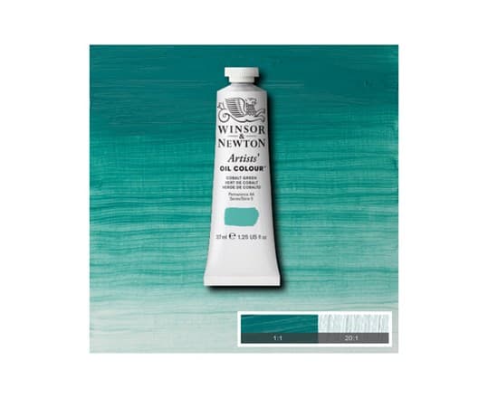 Artists oil colour 37ml cobalt green 184