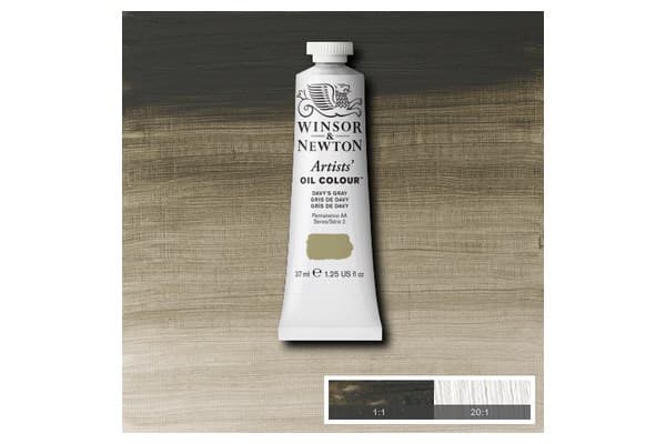 Artists oil colour 37ml davy's grey 217