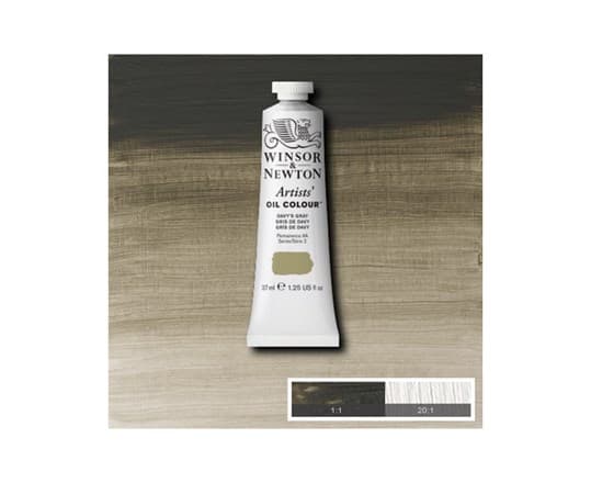Artists oil colour 37ml davy's grey 217