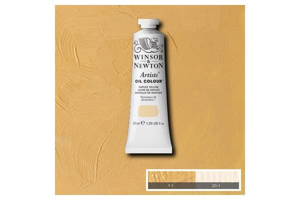 Artists oil colour 37ml naples yellow 422