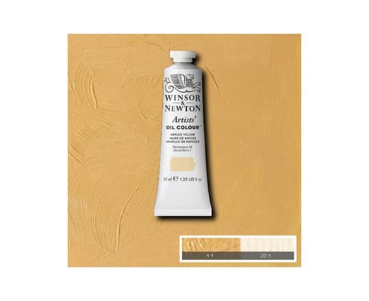 Artists oil colour 37ml naples yellow 422