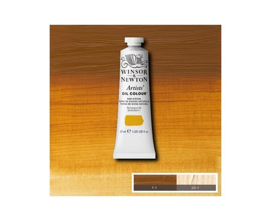 Artists oil colour 37ml raw sienna 552
