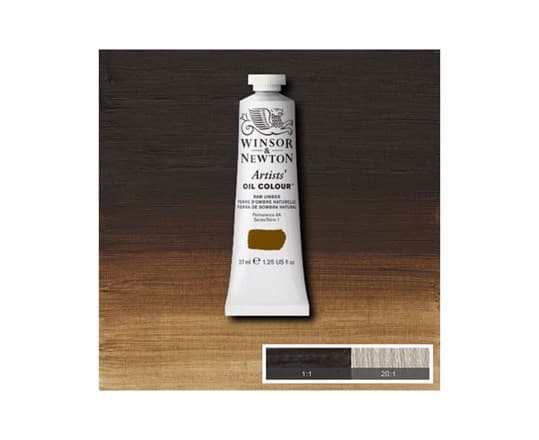 Artists oil colour 37ml raw umber 554